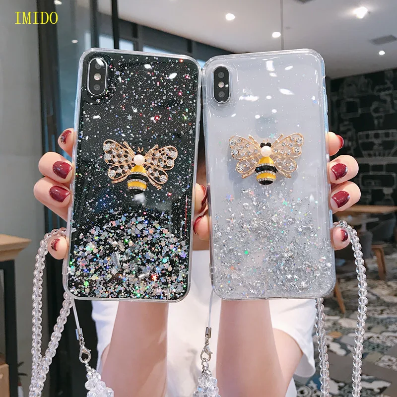 Imido starshine силикагель защита от падения Чехол для iPhone 11 Pro Max чехол Прозрачная мягкая резина Чехол для iPhone 7 XR XS Max