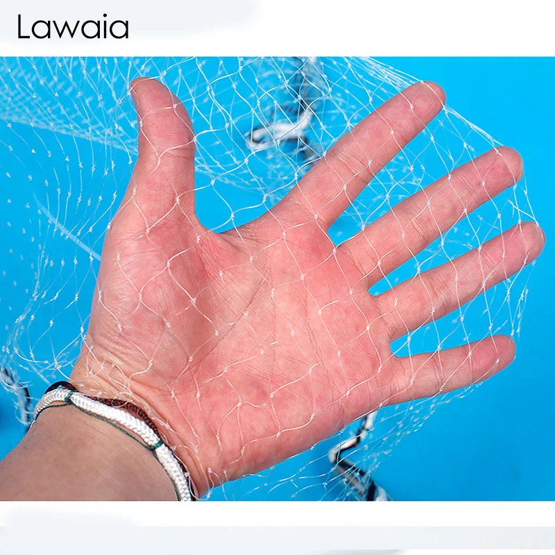 Lawaia 2,4 M-7,2 M США литье сеть легко бросать рыболовство сеть Открытый Охота хватать руками сеть Маленькая Сетка Ловушка сеть
