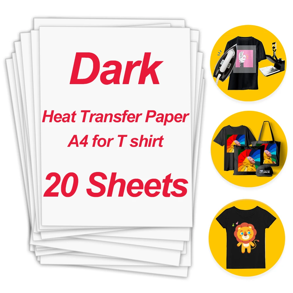 Sheets T Shirt Heat Transfer Paper Dark Cloth For Cotton Fabric For Inkjet Printer Iron On Transfer Printing Paper Clothes Transfer Paper Aliexpress Sheets T Shirt Heat Transfer Paper Dark Cloth For Cotton Fabric For Inkjet Printer Iron On Transfer Printing Paper Clothes Transfer Paper Aliexpress