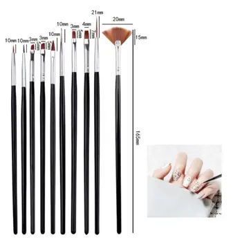 

2020 New Nail Art Tool 36W UV LED Nail Lamp Dotting Painting Pen Nail Brush Manicure Set