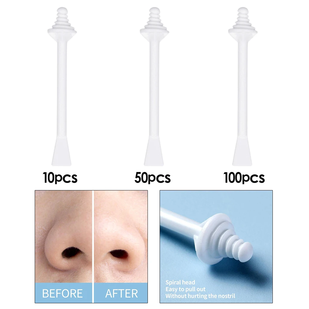 Nose Wax Sticks Applicators Plastic Wax Rod Wand Nose Nostril Cleaning