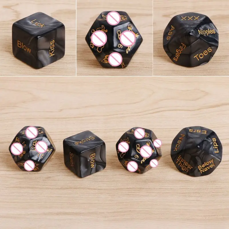 Fun Acrylic Erotic Dice Love Game for Couples