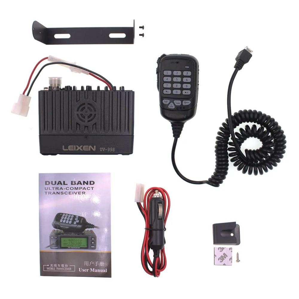 LEIXEN VV 998S 998 Mini 25W Dual band VHF UHF 144/430MHz Mobile Transceive любительский радиоприемник для