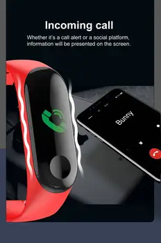 

NEW M3C Smart Wristband Touch Screen SmartWatch Band Heart Rate Blood Pressure Monitor Sleep Tracker Smart Bracelet
