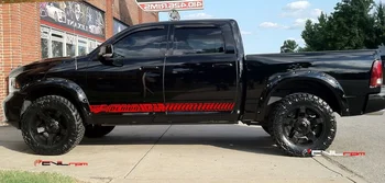 

For 1Set/2pcs Side Stripe Decal Sticker Kit Dodge Ram Door stripes 2009-2017 srt demon custom Car styling