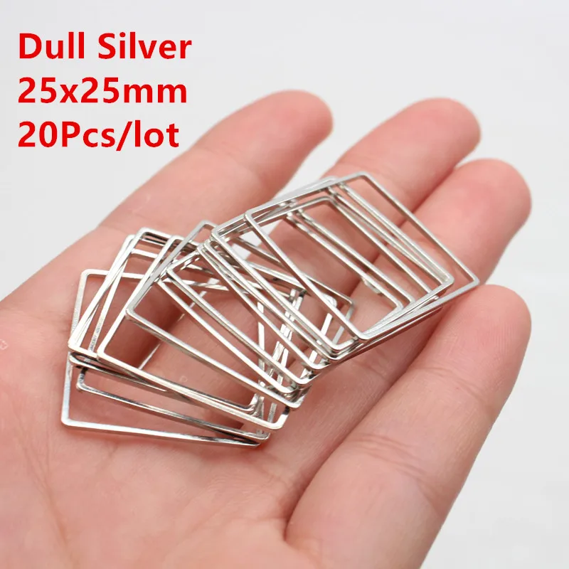 25mm Dull silver 20 шт./лот KC золотые кольца для DIY Изготовление сережек круглая серьга круга кулон ювелирные аксессуары фурнитура 20 мм 25 мм 35 мм 40 мм - Цвет: 25mm Dull silver