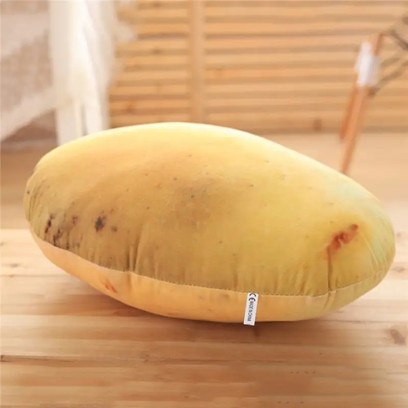 Новейший популярный товар идеи Kawaii игрушки 3D моделирование овощи картофель подушка офис диван подушка бархат фрукты овощи плюс