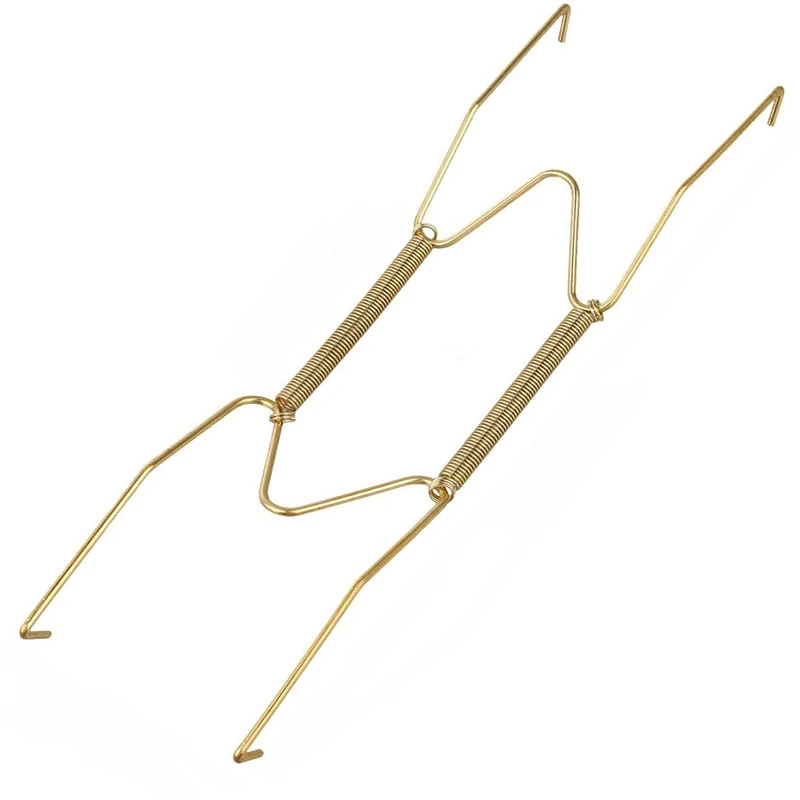 10pcs Wall Display Plate Dish Hangers Holder W Type Invisible Spring Hanging Hook Plates Home Decorating Porch Decor wall mount hooks,self adhesive hooks,multi purpose hooks,adhesive wall hook,wall holder,metal hook,picture hanging hook