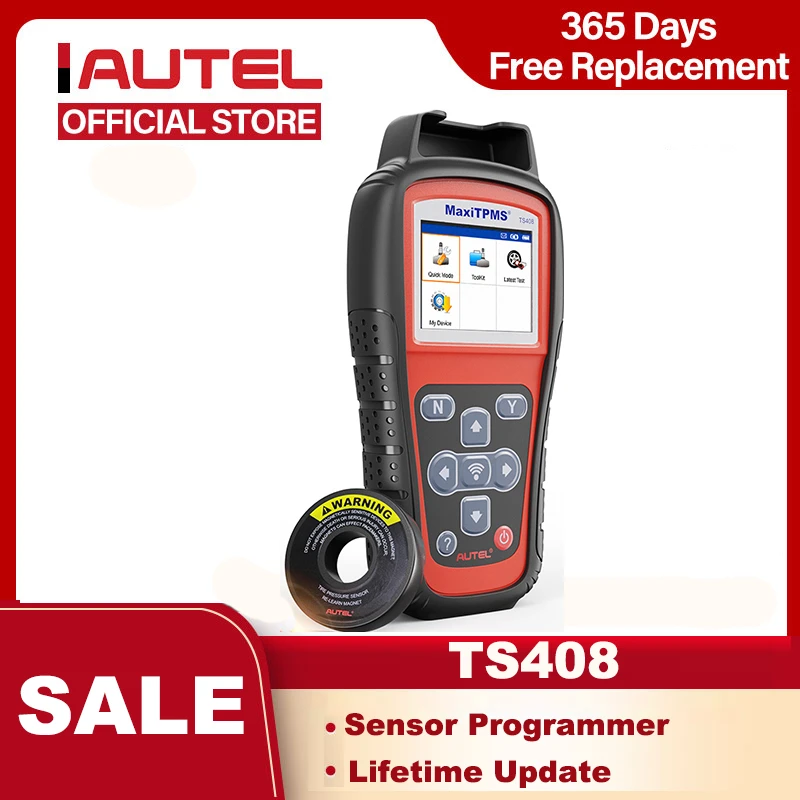 Autel TS408 TPMS Relearn Tool Tire Pressure Monitor Sensor Programing TPMS Tool MX-Sensor Activation Program Key Fob Testing cheap car inspection equipment