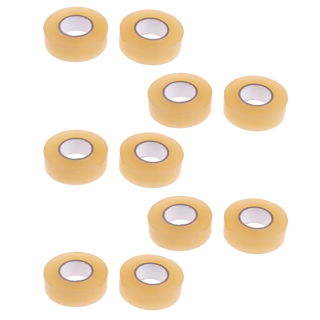 10 Rolls of Premium PVC Clear Hockey Tape for Ice Hockey Socks & Shin Guards