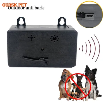 

Mini Outdoor Anti Barking Device Ultrasonic Pet Dogs Bark Control Sonic Device Deterrents Silencer Dog Training Tools