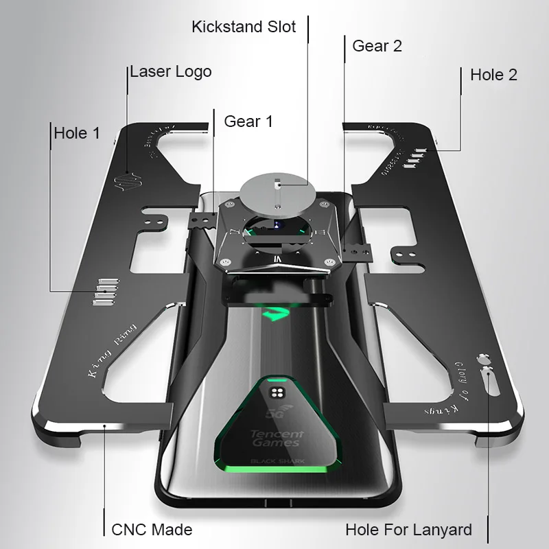 3FCASE Metal Black Shark 3 Pro Case Shockproof Aluminum Metal Armor Cover Coque For Xiaomi Black Shark 3S 3 Pro Funda Phone Case 3FCASE Metal Black Shark 3 Pro Case Shockproof Aluminum Metal Armor Cover Coque For Xiaomi Black Shark 3S 3 Pro Funda Phone Case