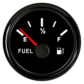 

52MM Fuel Level Gauge 0-190 Ohms Waterproof Fuel Level Indicator For Car Truck Motorcycle