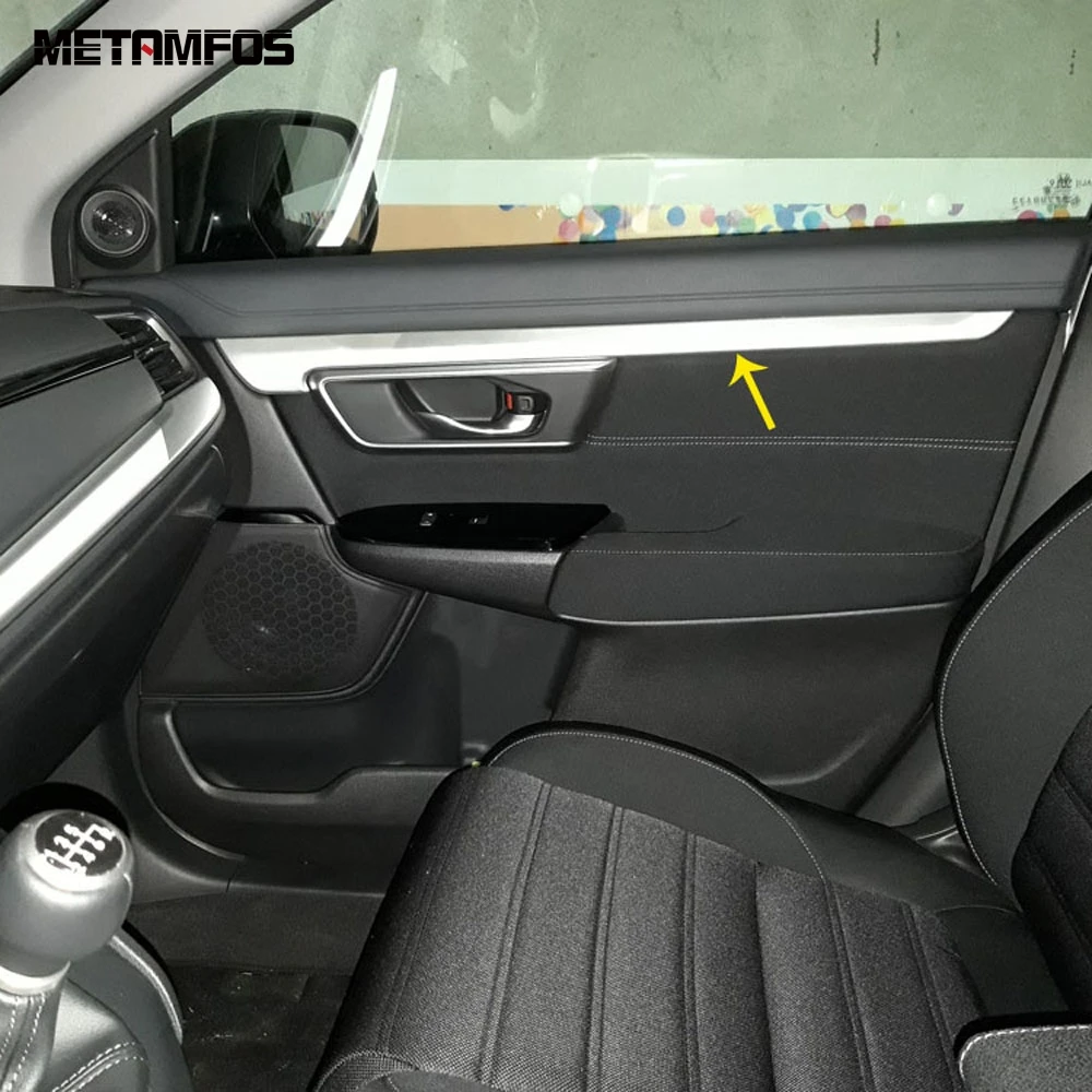 Накладка для внутренней двери Honda CRV матовая декоративная наклейка на дверь