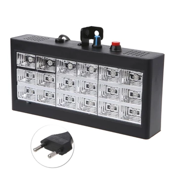 

18 LED RGB Light Projector Strobe Light For DJ Club Disco KTV Stage Party Show EU Plug J6PDWholesale and dropshipping