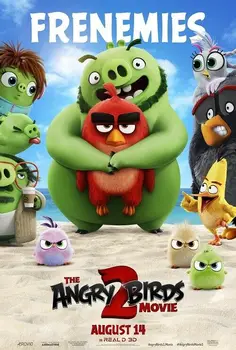 

The Angry Birds Movie 2 Thurop Van Orman Film Silk Fabric Wall Poster Art Decor Sticker Bright