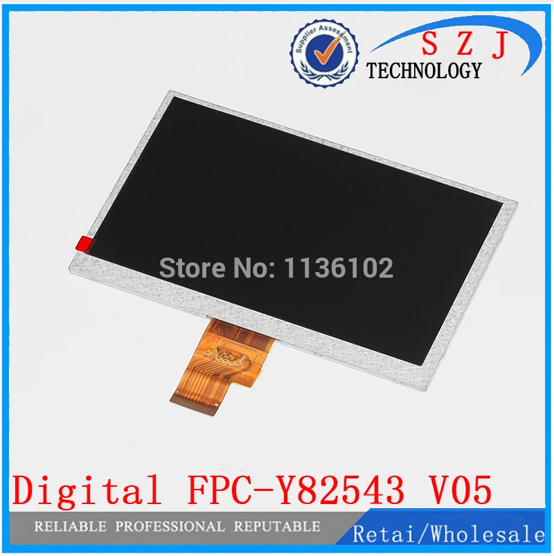 

Новый 7-дюймовый ЖК-дисплей для планшета Aoson M723, 40-контактный HD ЖК-экран FPC-Y82543 V05, бесплатная доставка