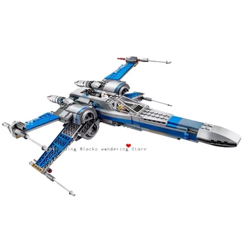 

Hot lepining Star Wars Plan Solo Red Five X-wing Fighter Attack Rebel Phasma Starwars Building Blocks Classic Model Kids toys