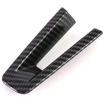 

Carbon Fiber Car Steering Wheel Button Cover Moulding Sticker, Car Styling Accessories, for Mazda 3 M3 Axela 2019 2020