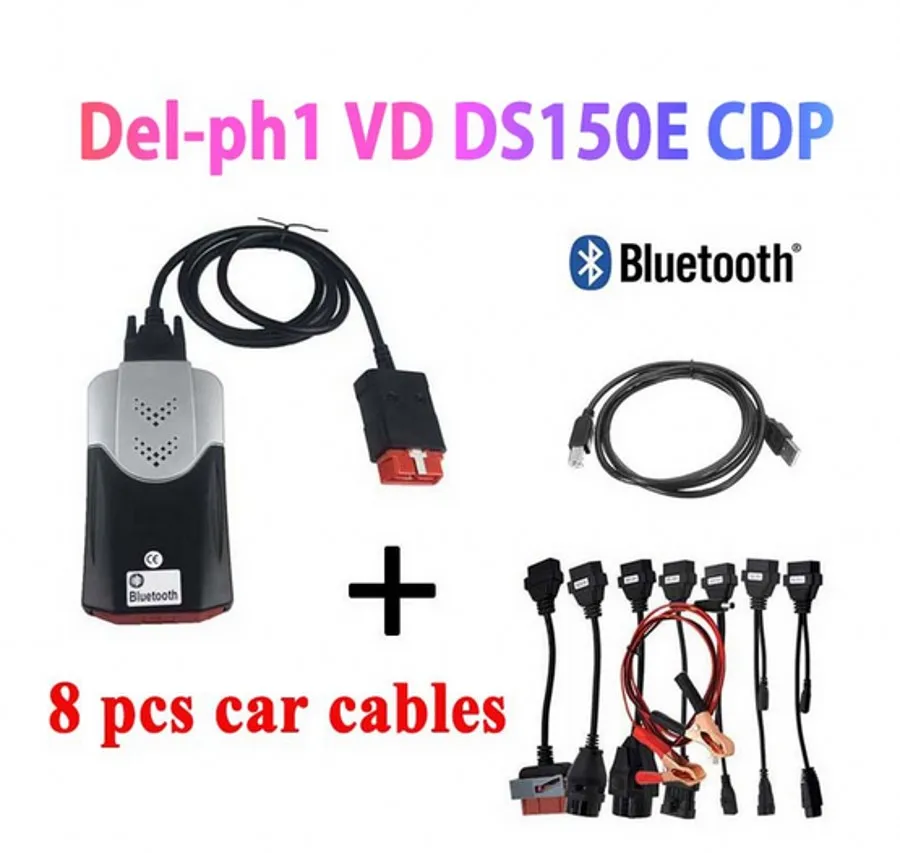 Новинка VCI vd ds150e cdp pro plus. r0 с ключом для delphis obd2 диагностический инструмент для ремонта led 3в1 сканер автомобильные аксессуары