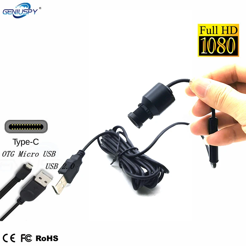 

20*20mm Mini Bullet 1080P Webcam USB Camera 2.0Megapixel UVC Plug Play CMOS Sensor USB2.0 Cam For Windows/Linux/Android/Computer