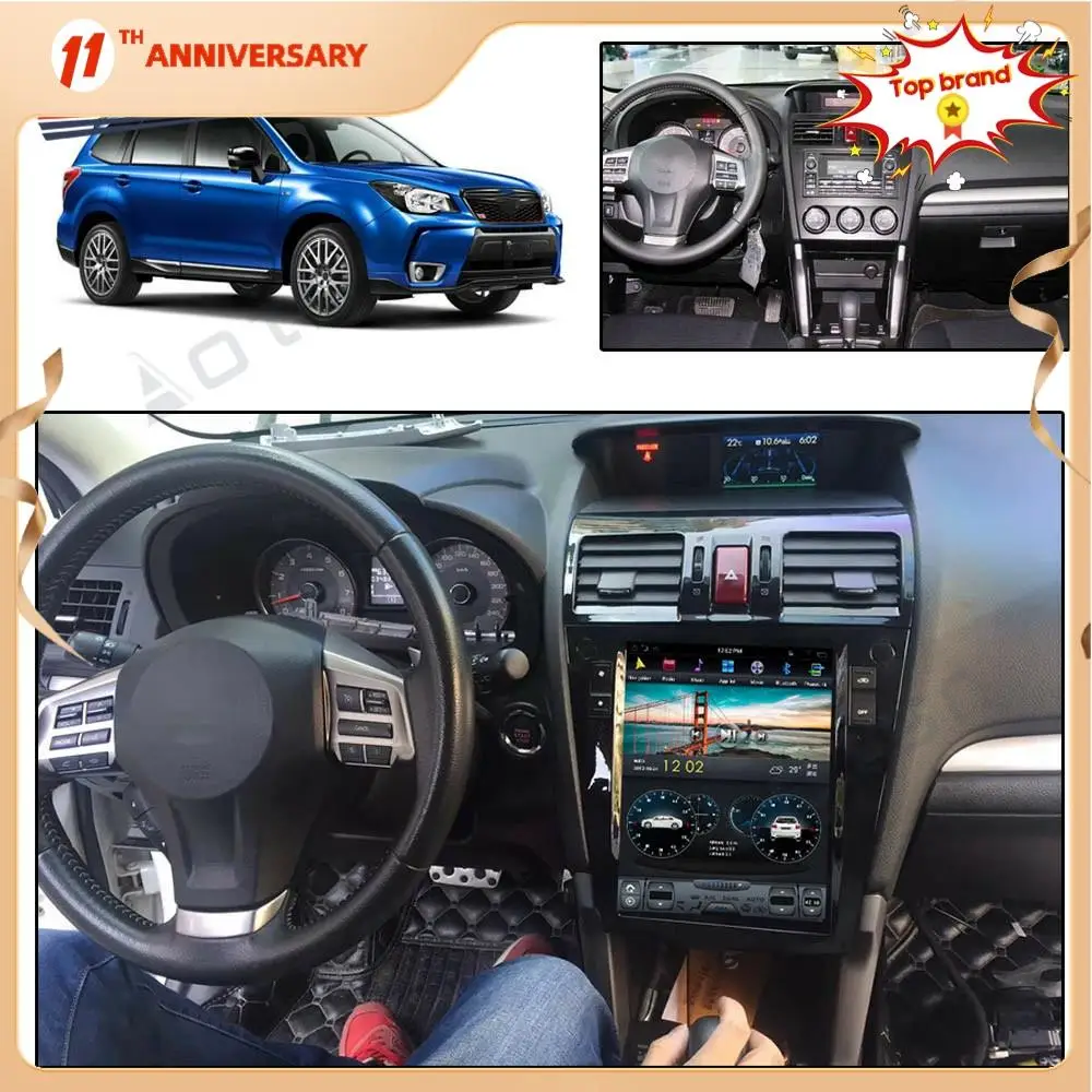 

Android Multimedia Car Radio Player Auto GPS Navigation For Subaru Forester 2013 - 2018 PX6 4G+64GB WIFI BT Carplay DSP Headunit