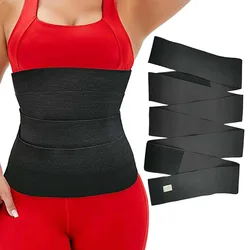 Snatch Me Up Bandage Wrap Lumbar Waist Support Belt Adjustable Comfortable Back Braces for Lower Back Pain Relief Waist Trainer