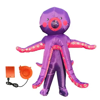 

Octopus Inflatable Costume Fancy Dress Cosplay Halloween Theme Party Toy Holiday Performance Adults Children Outdoor Costumes