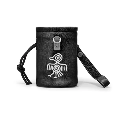 Orabird маленькая сумка-мешок для женщин мягкая натуральная кожа женская мини кожаная сумка через плечо Сумочка для телефона с ручкой - Цвет: Черный