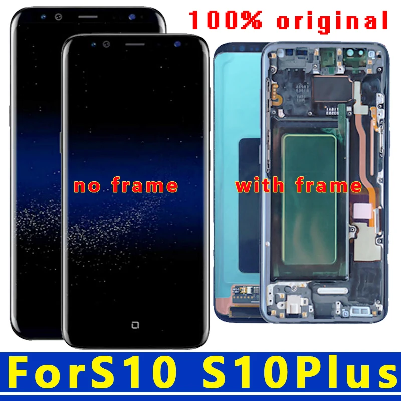 Оригинальный 6 1 ''активно матричные осид для SAMSUNG Galaxy S10 G973F/DS G973U G973 SM ЖК дисплей