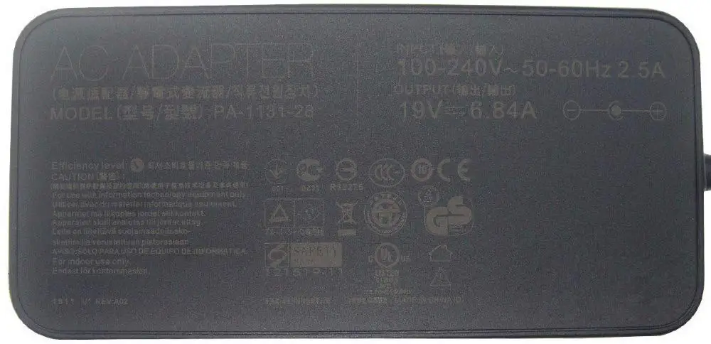 Huiyuan подходит для 19V6. 84A130W 5.52.5 W адаптер питания переменного тока для ASUS N46 N56 G74 G74SX PA-1131-28 ADP-120RH B ADP-120ZB BB PA-1121-04