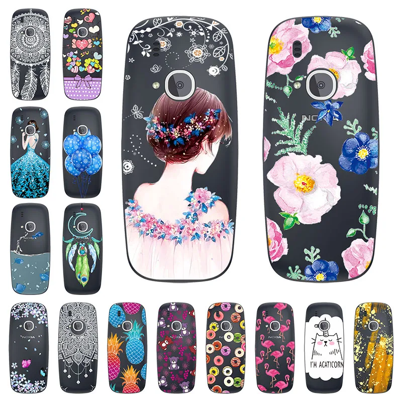 

Phone Case For Nokia 3310 2017 Case Back Cover For Nokia 3310 2017 Clear Painted Silicone Cases For Nokia 3310 2017 Shells Bags