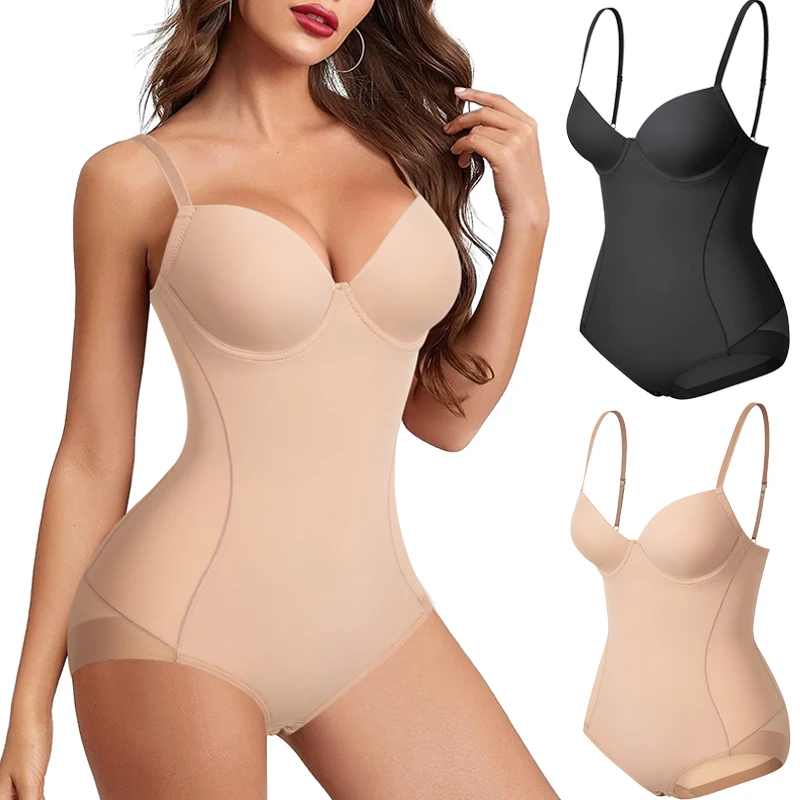 Women Smooth Full Body Shaper Firm Tummy Control Shapewear Bodysuit Belly  Thigh Slimmer Underwear Corset Fajas Colombianas - AliExpress