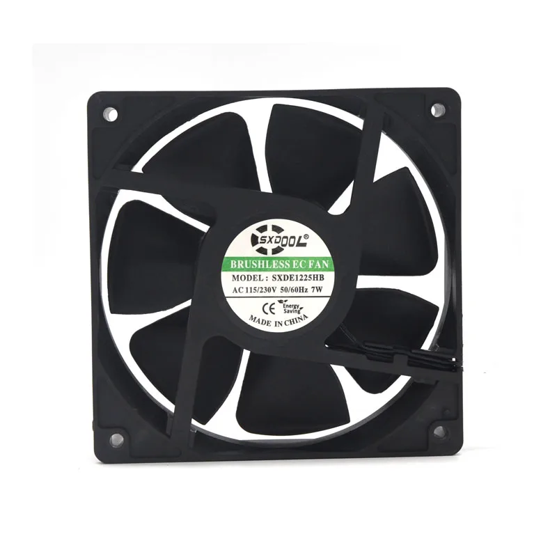 Brushless Cooling Fan Rolamento de Esferas Duplo Fios ac 110v 120v 220v 240v 60 mm 70 mm 80 mm 92 mm 120 mm 172 mm Tamanho Opcional ce - Imagem 4