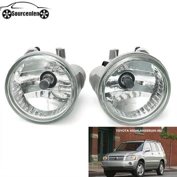 

For Toyota Highlander 2004 2005 2006Pair Left and Right Front Clear Bumper Driving Fog Lights