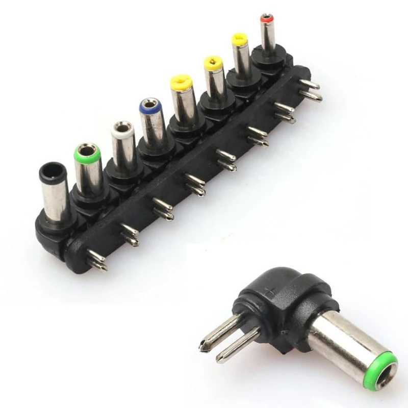 

For laptop/notebook computers Adapter Tips AC DC Fine Power Plug Charger Tool Universal 8pcs
