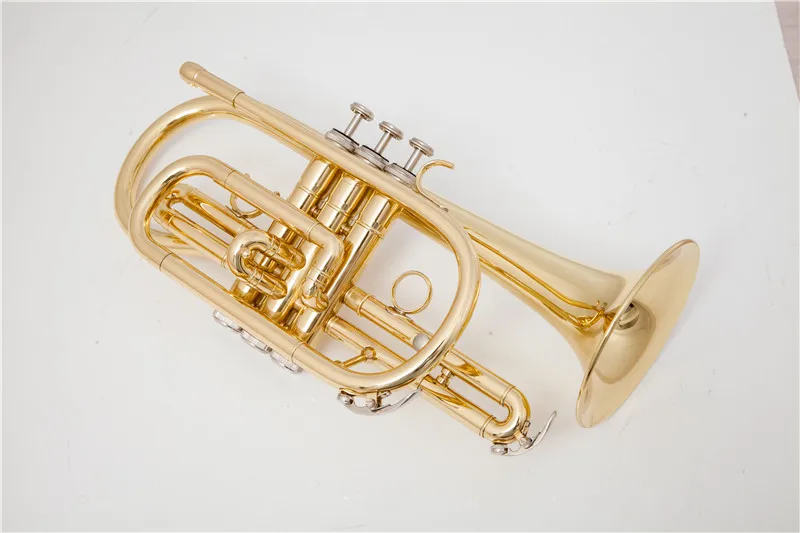 Il belin High Quality Golden Bb Cornet trumpet brass with Case and Mouthpiece Musical instruments