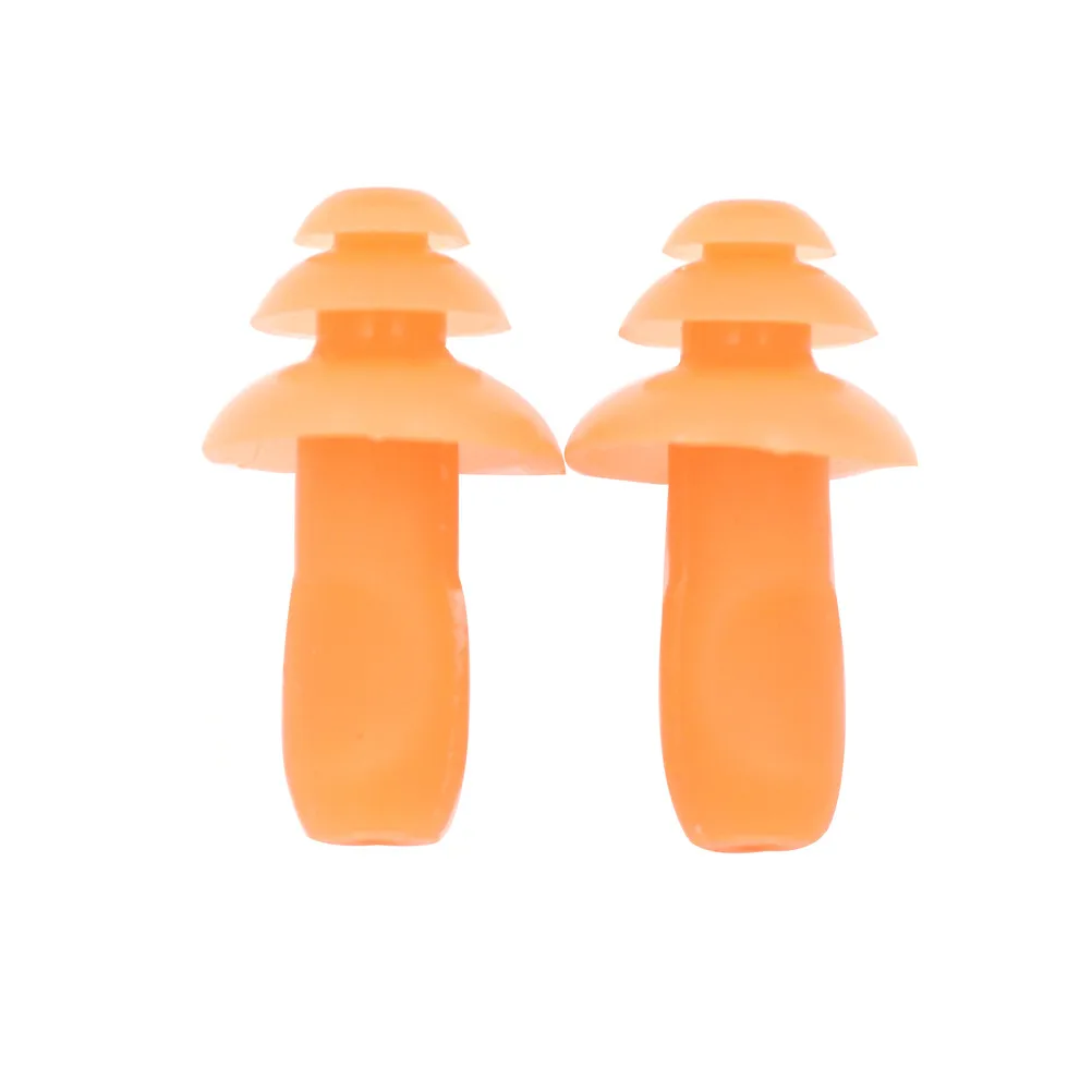 20PCS Soft Anti-Noise Ear Plug Sound Insulation Waterproof Silicone Swim Earplugs Ear Protection Earplugs Sleeping Plugs
