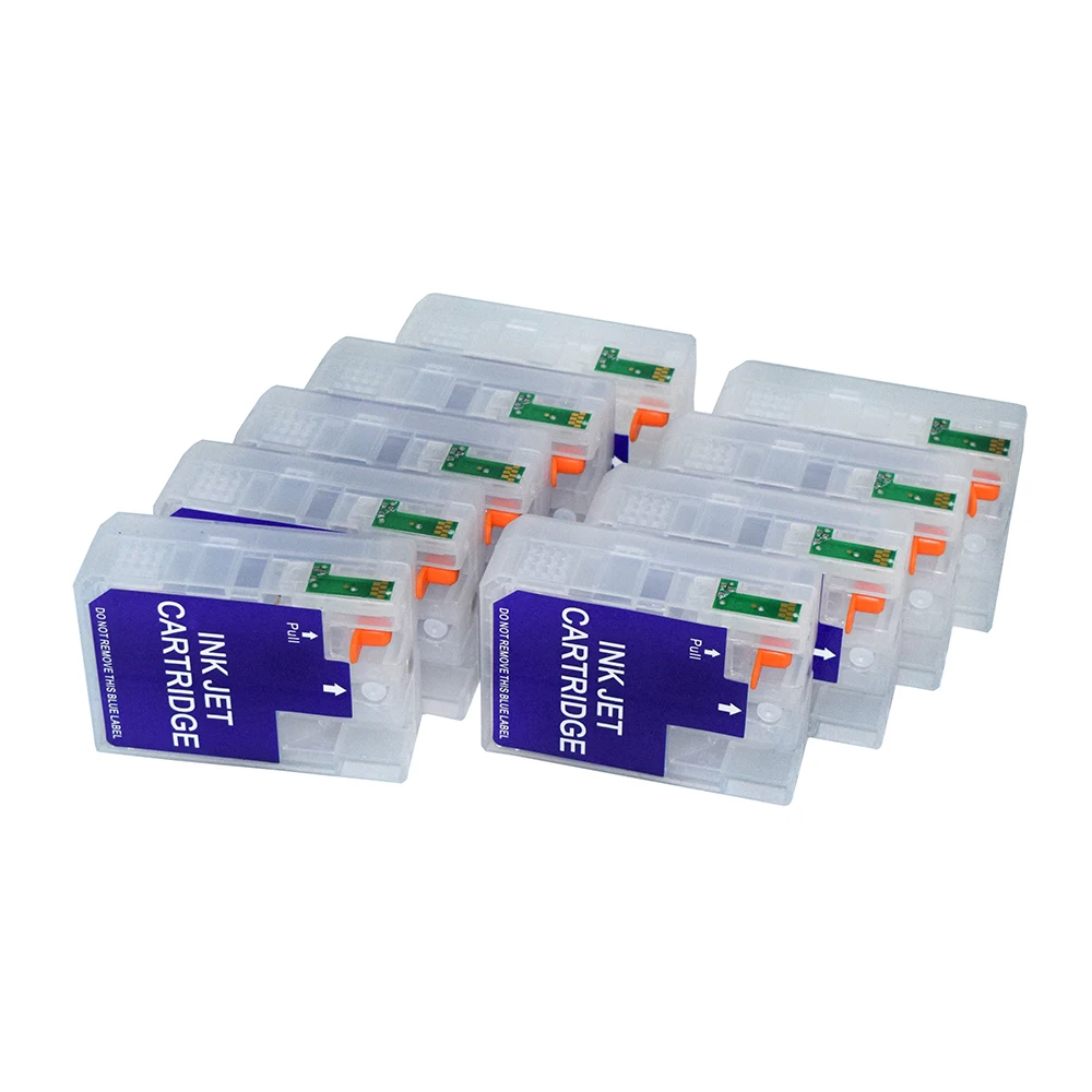 Cartucho de Tinta com Chip Sensor para Epson Recarga Stylus Pro 3880 Impressora 9 Cor 80ml T5801 T5801-t5809 - Imagem 5