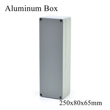 

FA21 250x80x65mm IP65 Waterproof Aluminum Junction Box Electronic Terminal Sealed Diecast Metal Enclosure Case Connector Outdoor