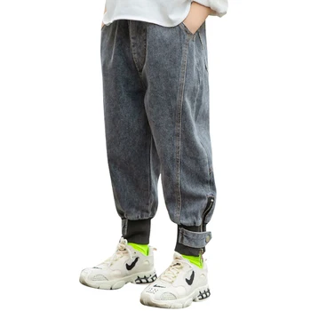 

Jeans For Boy 2020 Autumn Boy Child Jeans Patchwork Trousers For Children Casual Style Children's Clothes 6 8 10 12 14