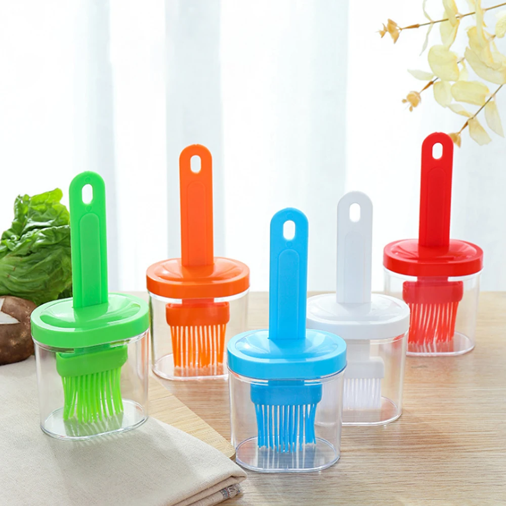 Silicone Oil Brush Temperature Resistant Oil Bottle Baking Pancake Barbecue Cooking BBQ Grilling Accessories Tool Kitchen Gadget oil brush silicone basting brush oil bottle brush