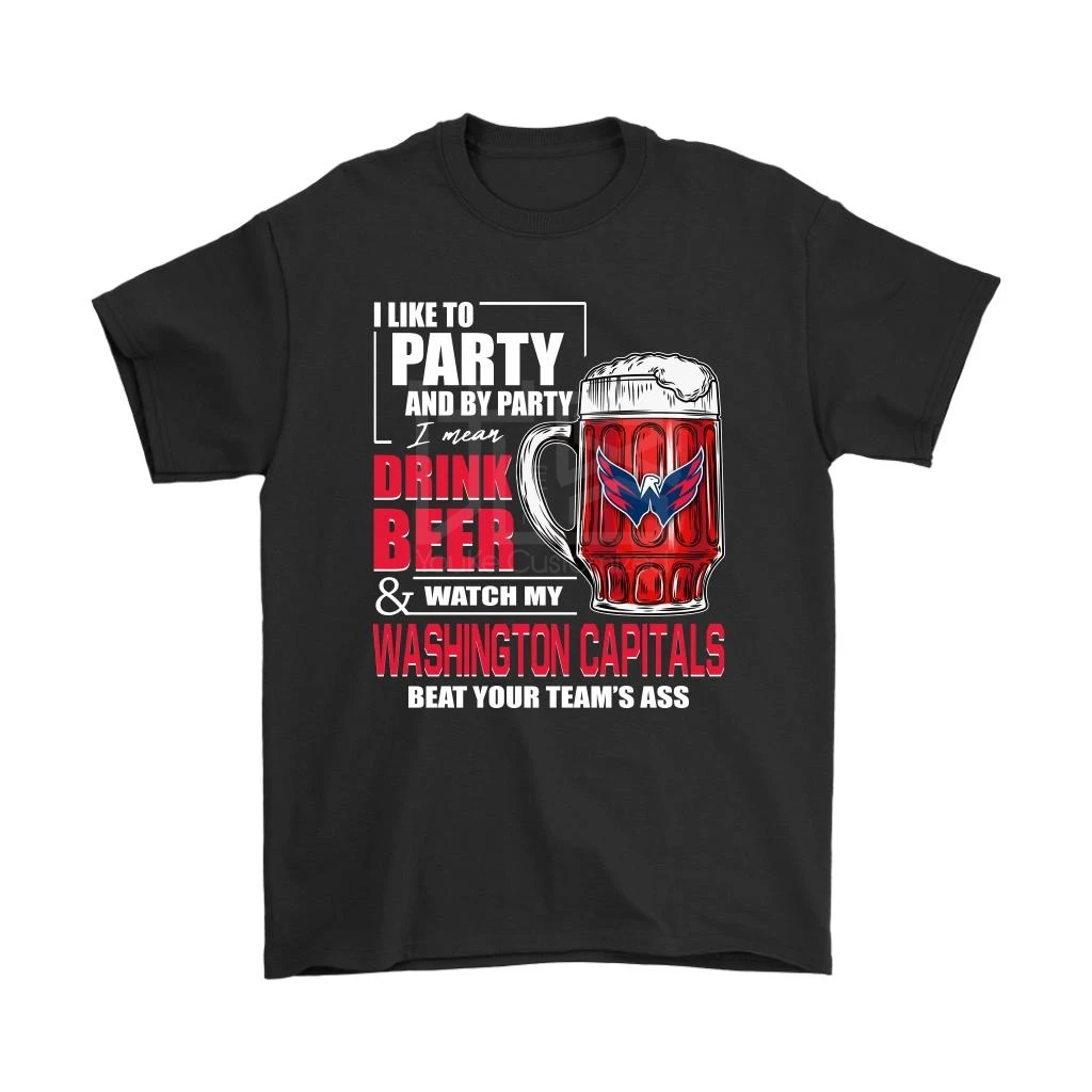 

I LIKE TO DRINK BEER & WATCH MY WASHINGTON CAPITALS ICE HOCKEY SHIRTS