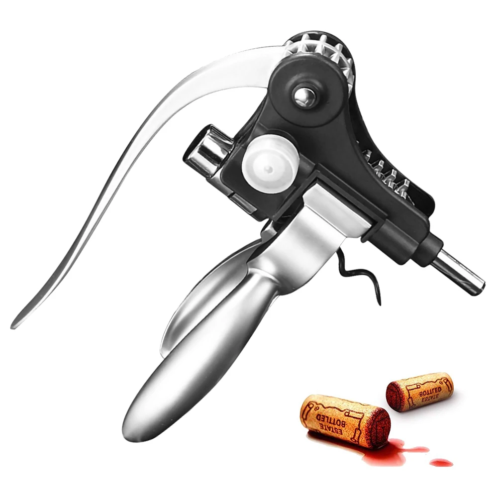 

2020 New Creative Bottle Opener Stainless Steel Wine Corkscrew Beer Bottle Can Remover Cutter For Kitchen Tools Bar Accessoires