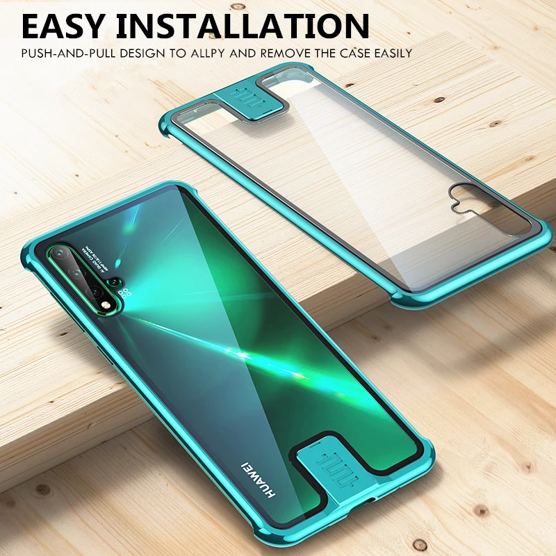 OMEVE для huawei Nova 5T чехол Nova 5 чехол с металлической окантовкой прозрачный чехол из закаленного стекла для huawei Nova5T 5 чехол для телефона s