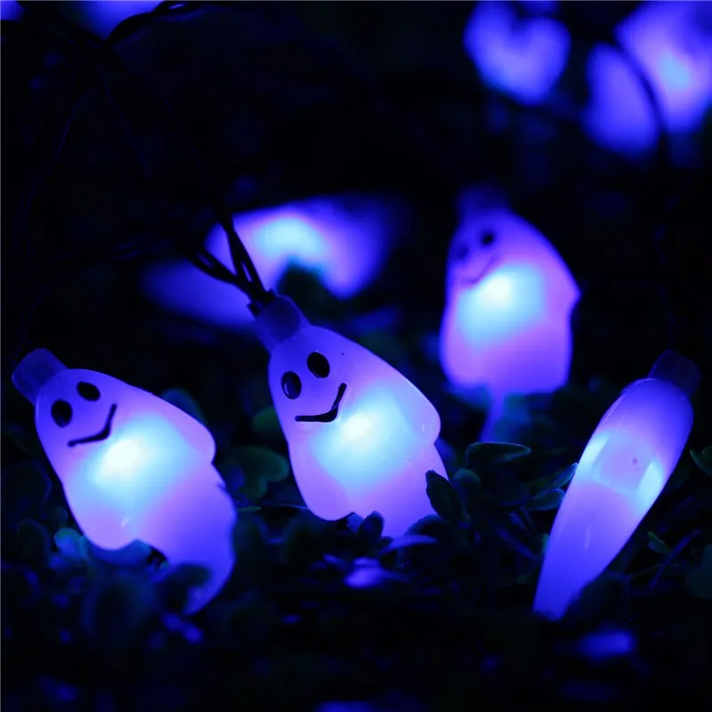 Новое поступление 20 Led Ghost солнечные гирлянды наружные солнечные гирлянды Водонепроницаемая Солнечная энергия для сада внутренний двор рождественские вечеринки