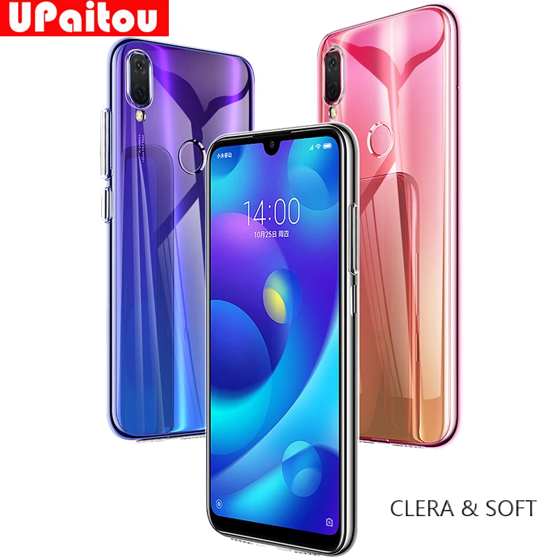 Ультратонкий Мягкий ТПУ чехол UPaitou для Meizu Note 9 8 M8 V8 Pro Lite X8 16Xs 16s 16X 16th Plus прозрачный |