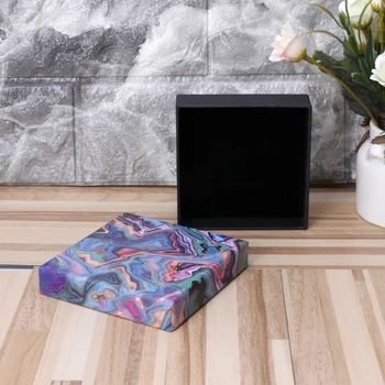 

Jewelry Gift Box With Removable Cotton Pad Necklace Bracelet Ring Display Box N0HE