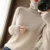 Women Sweater Autumn Winter Turtleneck Warm Knitwear Korean Casual Solid Bottoming Shirt Fashion Knit Pullovers Brown Sweater 9