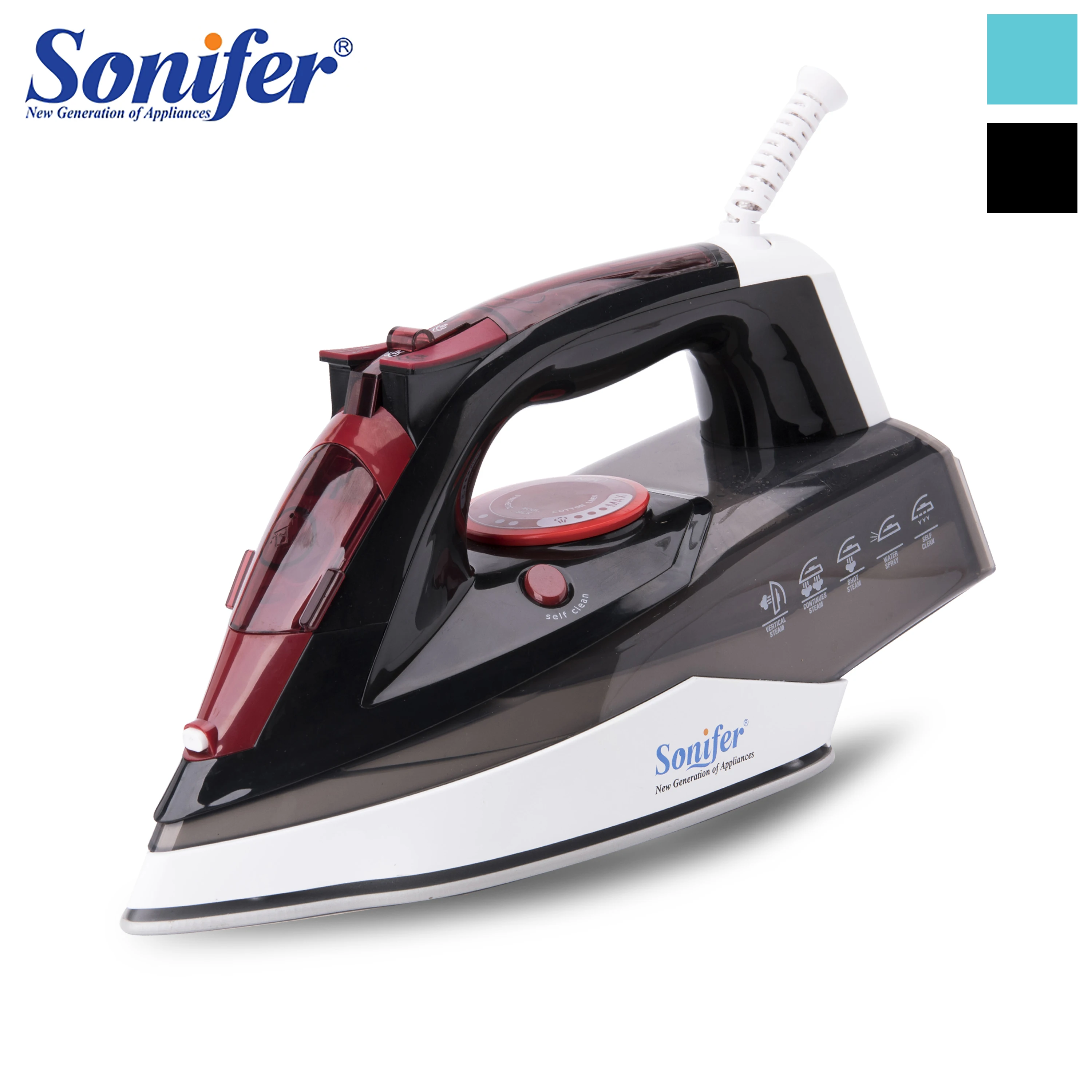Электрический утюг Sonifer 2200 Вт паровой для одежды высокое качество